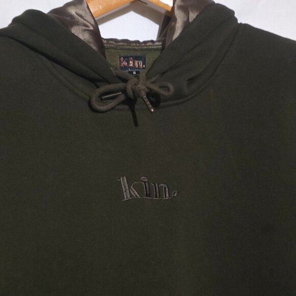 Kin.  Keep It Naturally - Sergeant Chocolate Thick Pullover Hoodie - Sz S* - Picture 2 of 4